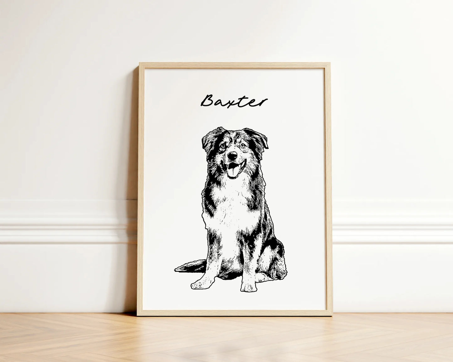 Black & White Pet Portrait