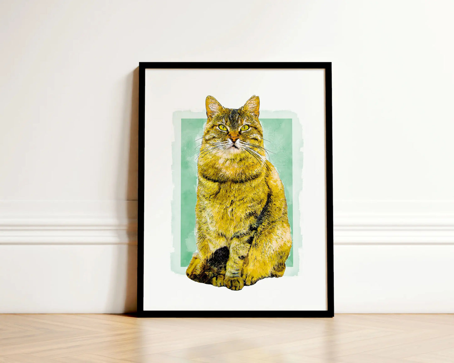 Watercolor Sketch Pet Portrait