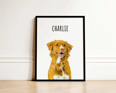 Watercolor Sketch Pet Portrait