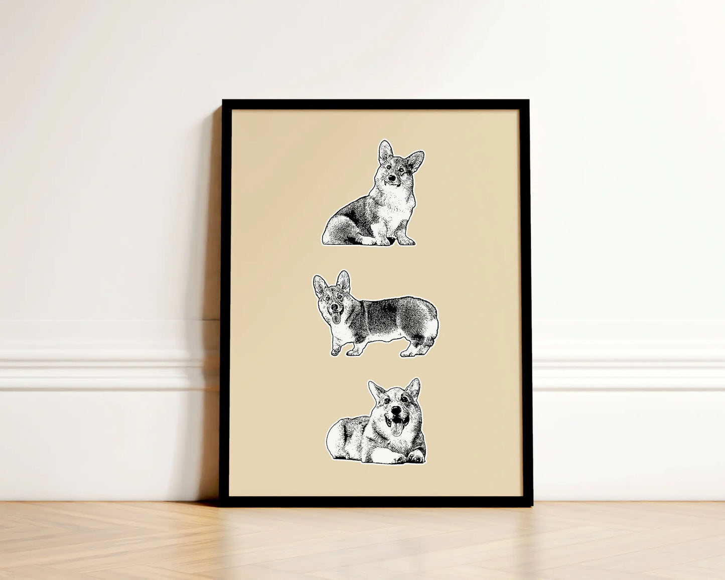 Black & White Pet Portrait