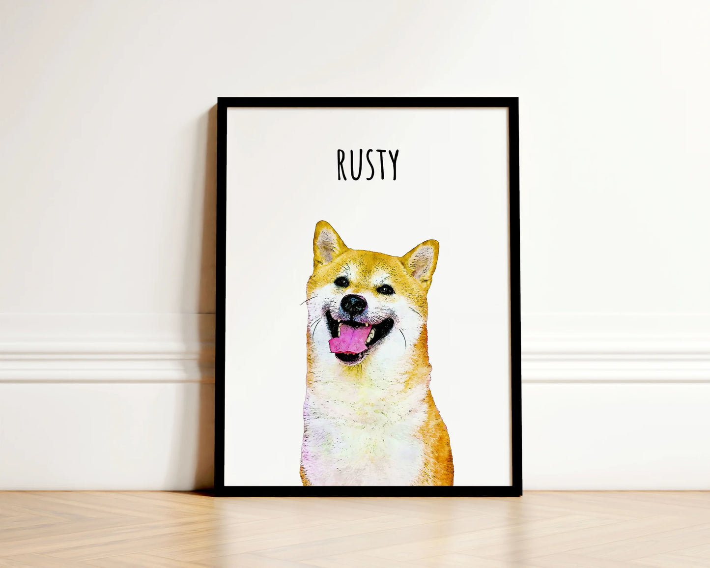 Watercolor Sketch Pet Portrait