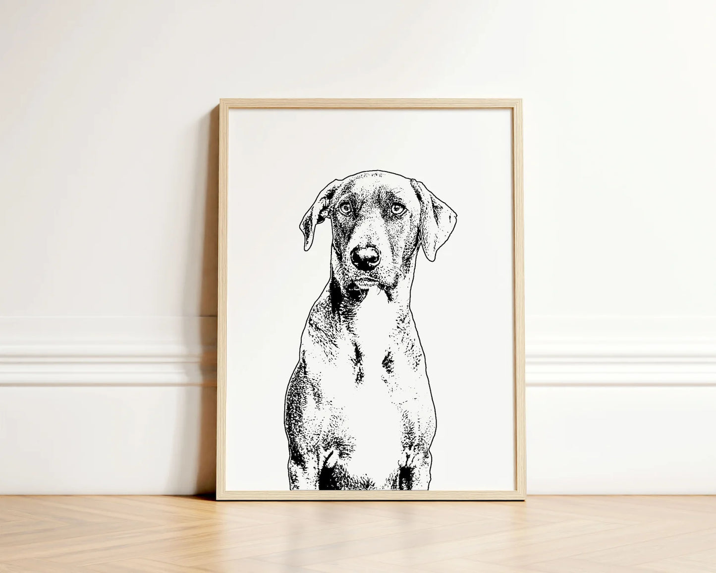 Black & White Pet Portrait