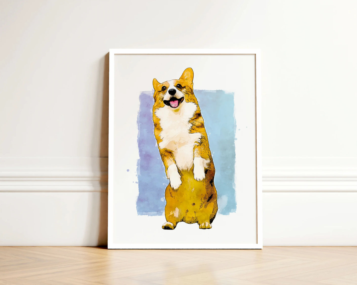 Watercolor Sketch Pet Portrait